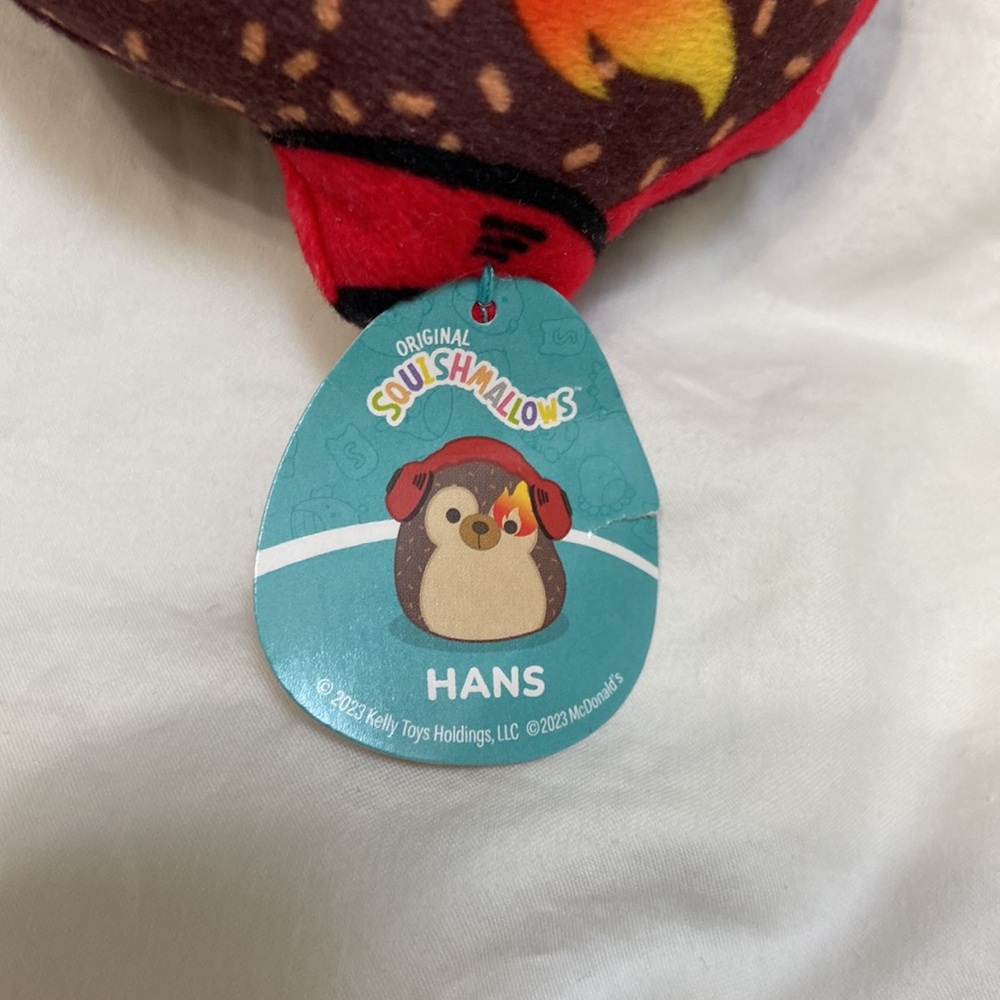 Squishmallows McDonald’s Happy Meal Toy Hans the Hedgehog w/ character tag. - Picture 4 of 10